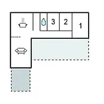2 Bedroom In 別荘 Roslev
