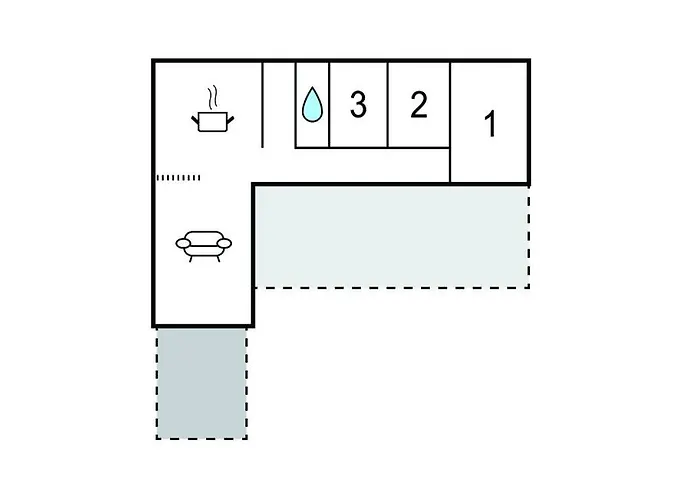 2 Bedroom In بيت للعطل Roslev